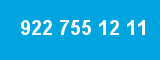 922 755 12 11